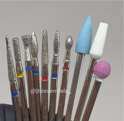 Professional Diamond Nail Drill Bit Set – 0MA01 (cuticle prep)