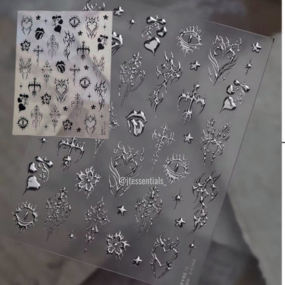 Nail sticker-designs