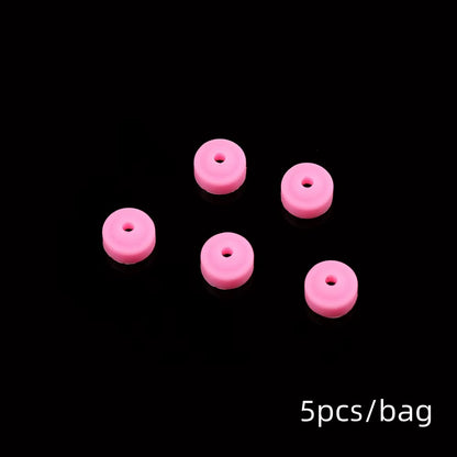5pcs/bag Prevent Dust Nail Drill Protection Pink
Caps Silicone Dust Collector Stopper for Nail Drill Bit