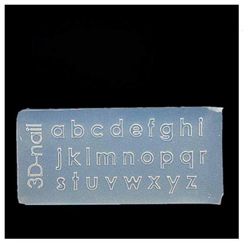Letters silicone mold- style