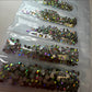 Ab rhinestone flat back - 6 grit pack of crystals for nail decoration - JTessentials