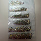 Ab rhinestone flat back - 6 grit pack of crystals for nail decoration - JTessentials