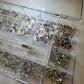 AB• Wax pen tool &High Luxury Crystal Box - Rhinestone box - JTessentials