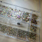 AB• Wax pen tool &High Luxury Crystal Box - Rhinestone box - JTessentials