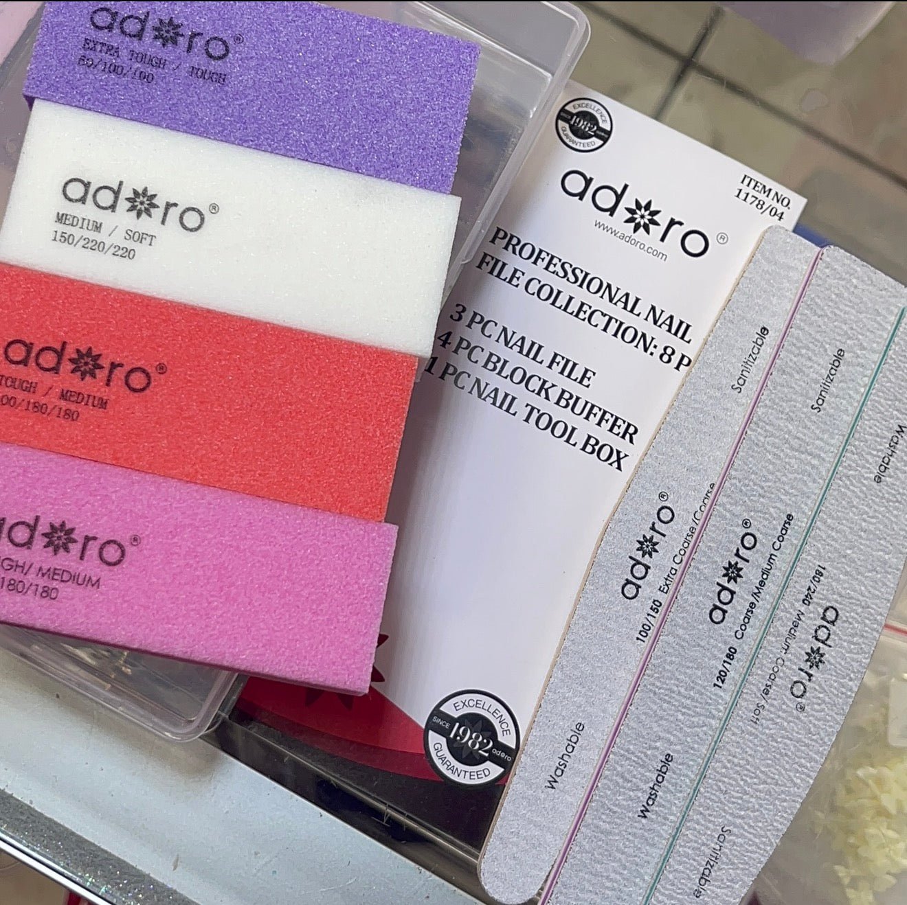 Adoro - Manicure collection 8 pcs - JTessentials