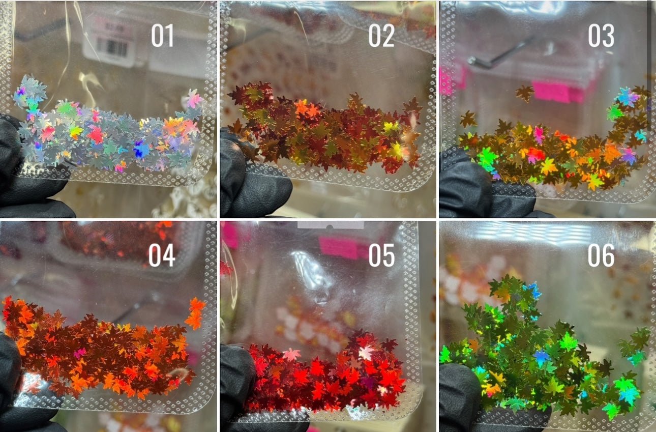 Autumn leaf nail decor - for fall nails - JTessentials