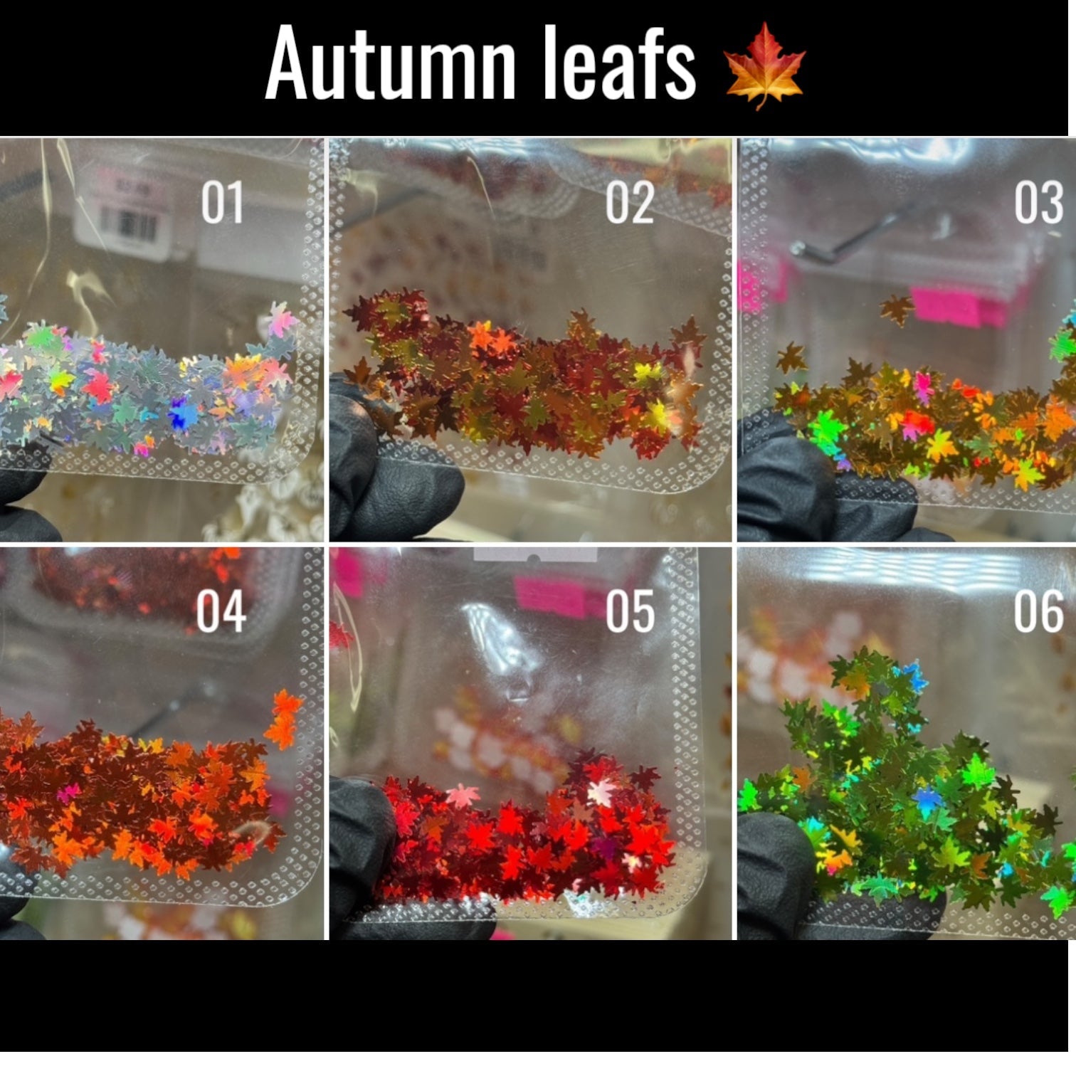 Autumn leaf nail decor - for fall nails - JTessentials