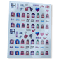 Barbie sticker WG290 - JTessentials