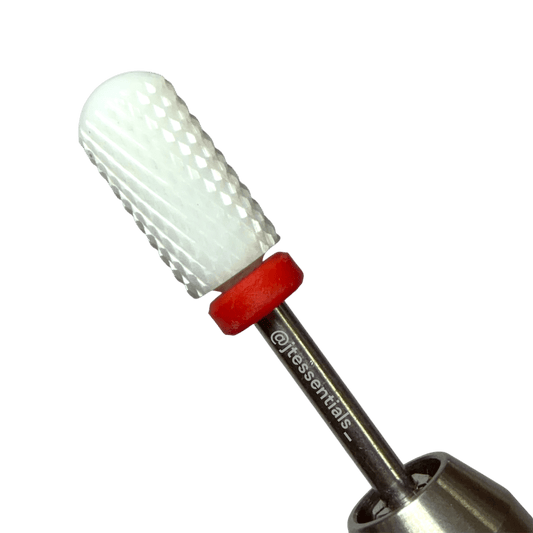 Barrel Ball (F) - fineCeramic Nail Drill Bits - JTessentials