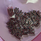 Big pink letter Alphabet Nail charm Bling - JTessentials