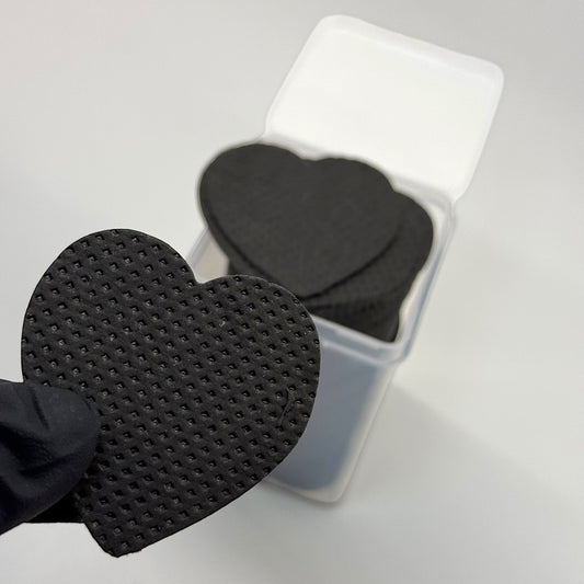 Black heart lint free wipes - 200 pcs box - JTessentials