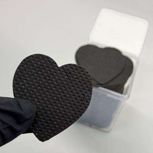 Black heart lint free wipes - 200 pcs box - JTessentials