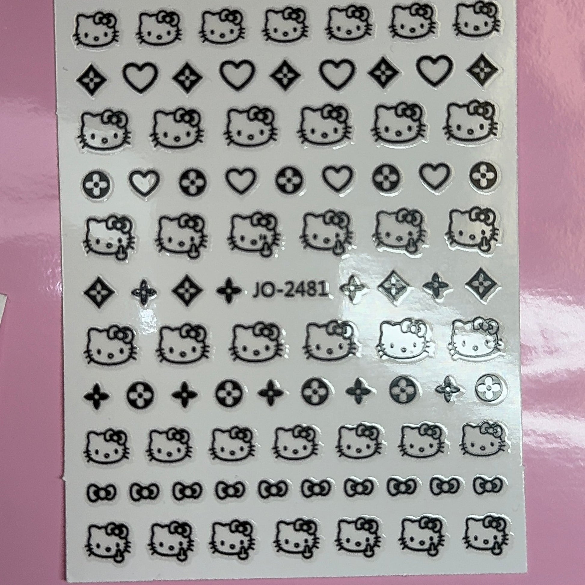 Black HK - Nail sticker - JTessentials