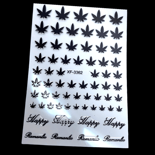 Black Weed sticker - JTessentials