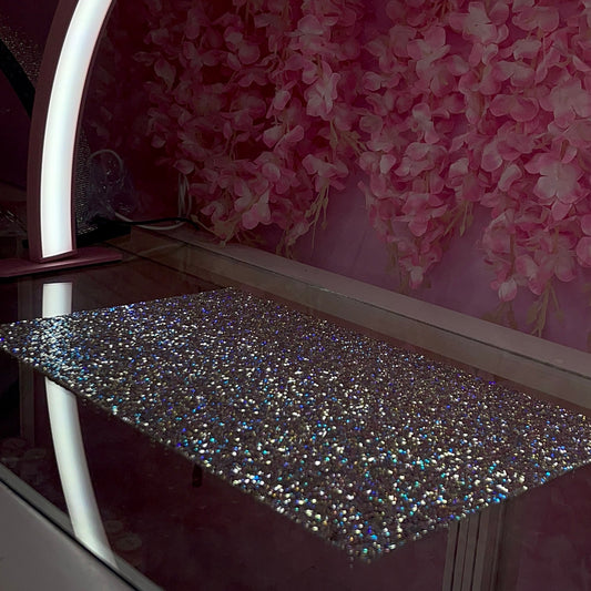 BLING MAT - AB 01 | Sparkling Photo Prop and Nail Setup Accessory - JTessentials