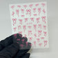Bow Line Nail Stickers | Minimal Ribbon 2735 - JTessentials
