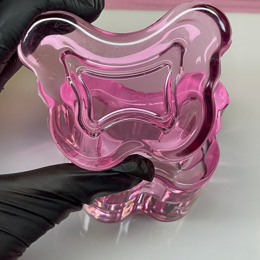 Butterfly Dappen Dish PINK - monomer dish - JTessentials