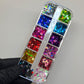 Butterfly Sequin Nail Art Box – 12 Color Variety for 3D Acrylic Nail Designs - JTessentials