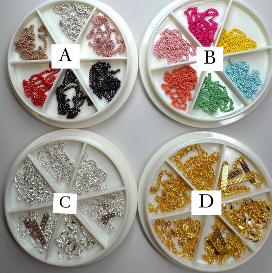 Chain Nail Charm Accessory - Wheel Decoration - JTessentials