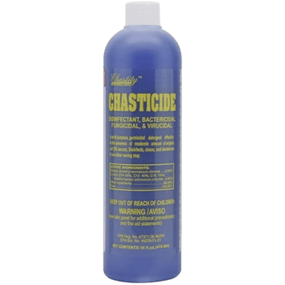 Chasticide Disinfectant – Hospital - Grade Cleaner for Nail Tools | Bactericidal, Fungicidal, Virucidal 16 oz - JTessentials