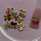 Cherry Nail Charms – Mixed Red, Pink & White Crystal Fruit Charms - JTessentials