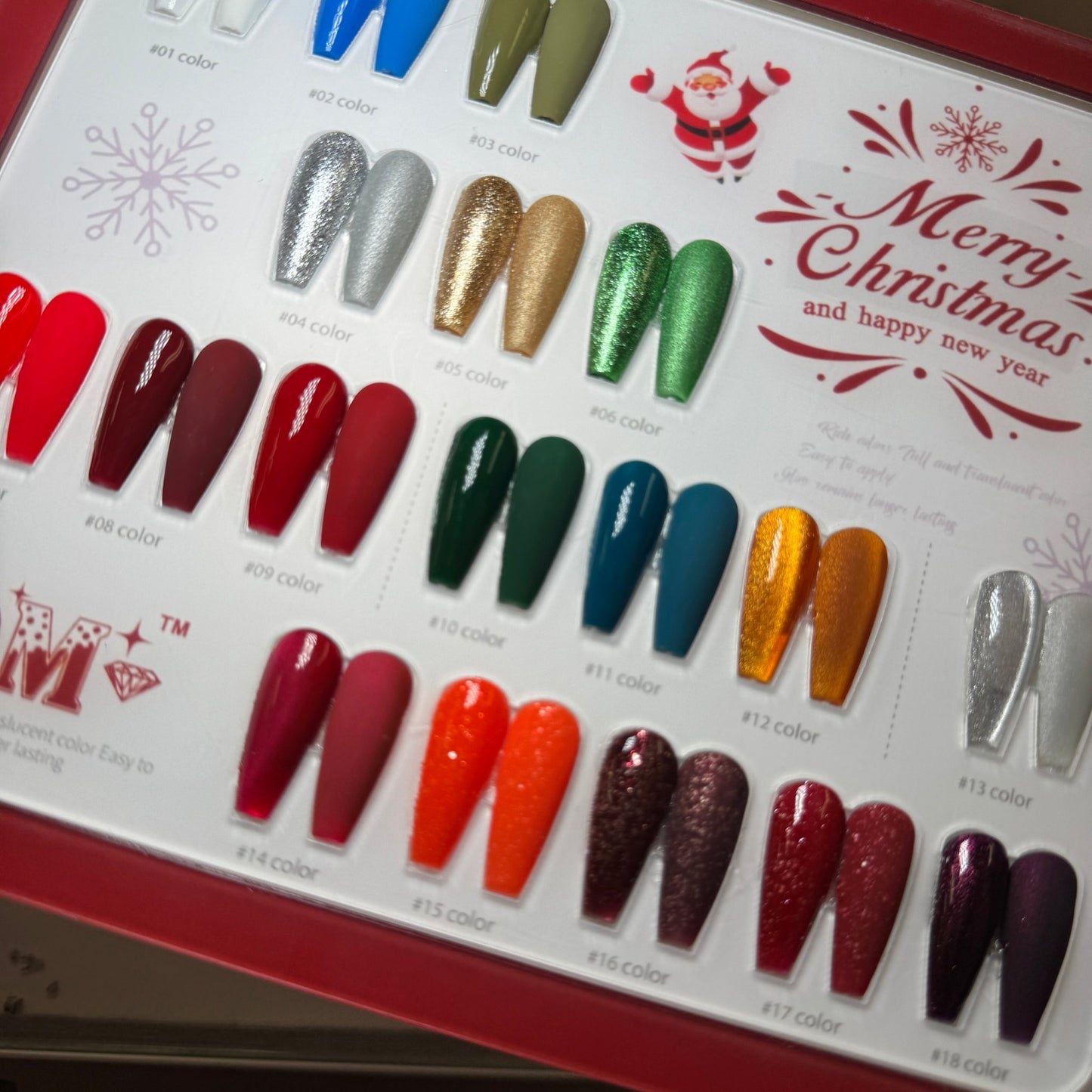 Christmas Gel Polish Collection – 18 Colors + Free Gifts - JTessentials