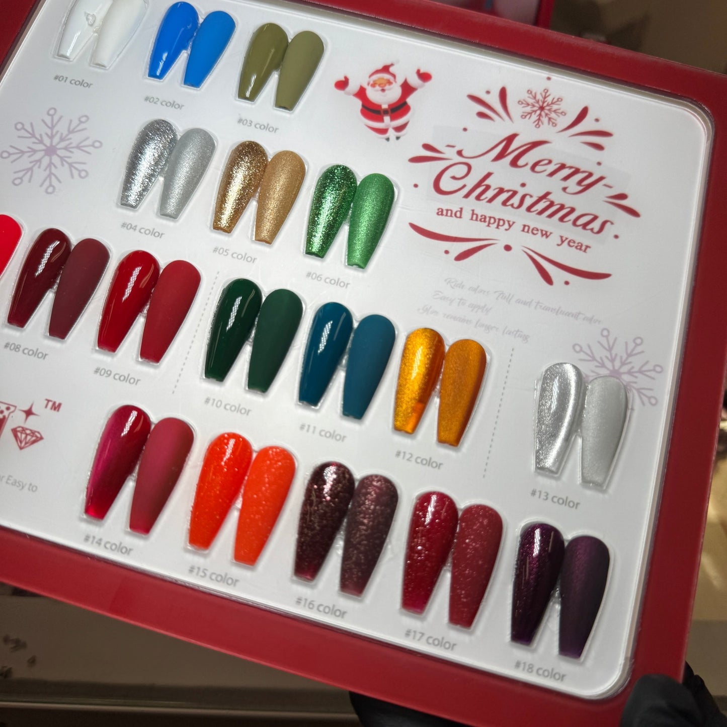 Christmas Gel Polish Collection – 18 Colors + Free Gifts - JTessentials