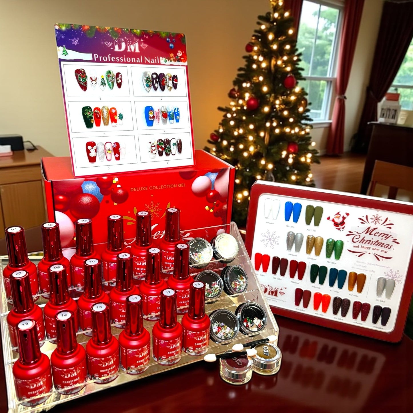 Christmas Gel Polish Collection – 18 Colors + Free Gifts - JTessentials