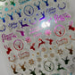 Christmas sticker F597 - JTessentials