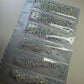 Clear Ab rhinestone flat back - 6 grit pack of crystals for nail decoration - JTessentials