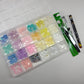 Colorful Bow Nail Charms Mix Flatback Nail Art Set with wax pen & picker - JTessentials