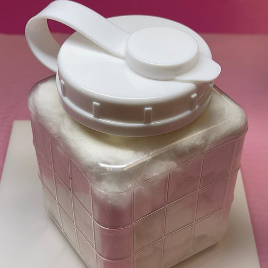 Cotton Ball Jar•white• - JTessentials