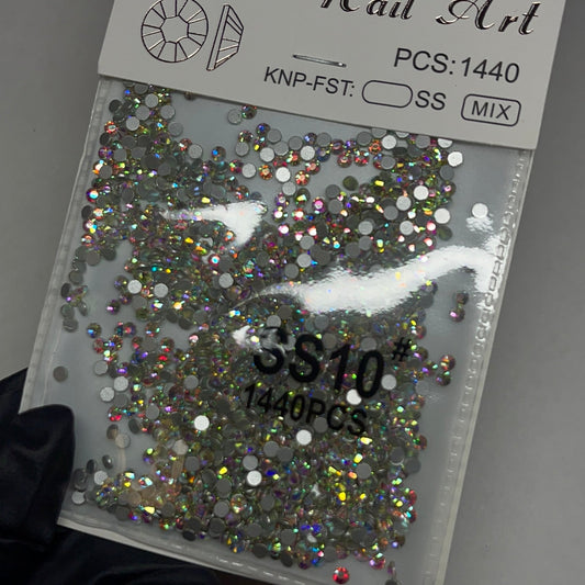Crystal ss10 AB 1440 pcs rhinestone pack - JTessentials