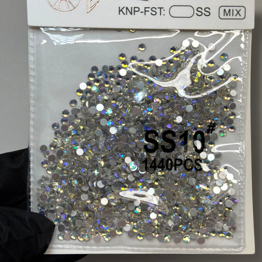 Crystal ss10 AB BLUE - 1440 pcs rhinestone pack - JTessentials