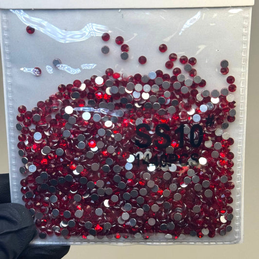 Crystal ss10 Red 1440 pcs rhinestone pack - JTessentials