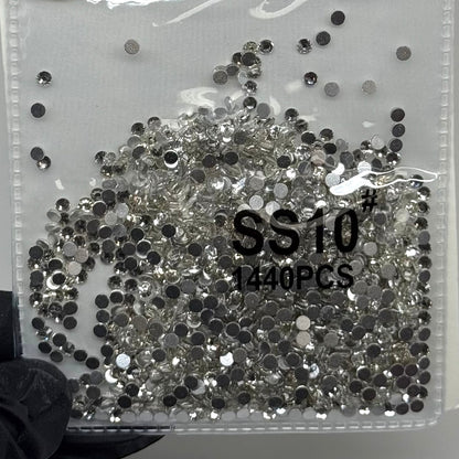Crystal ss10 SILVER 1440 pcs rhinestone pack - JTessentials