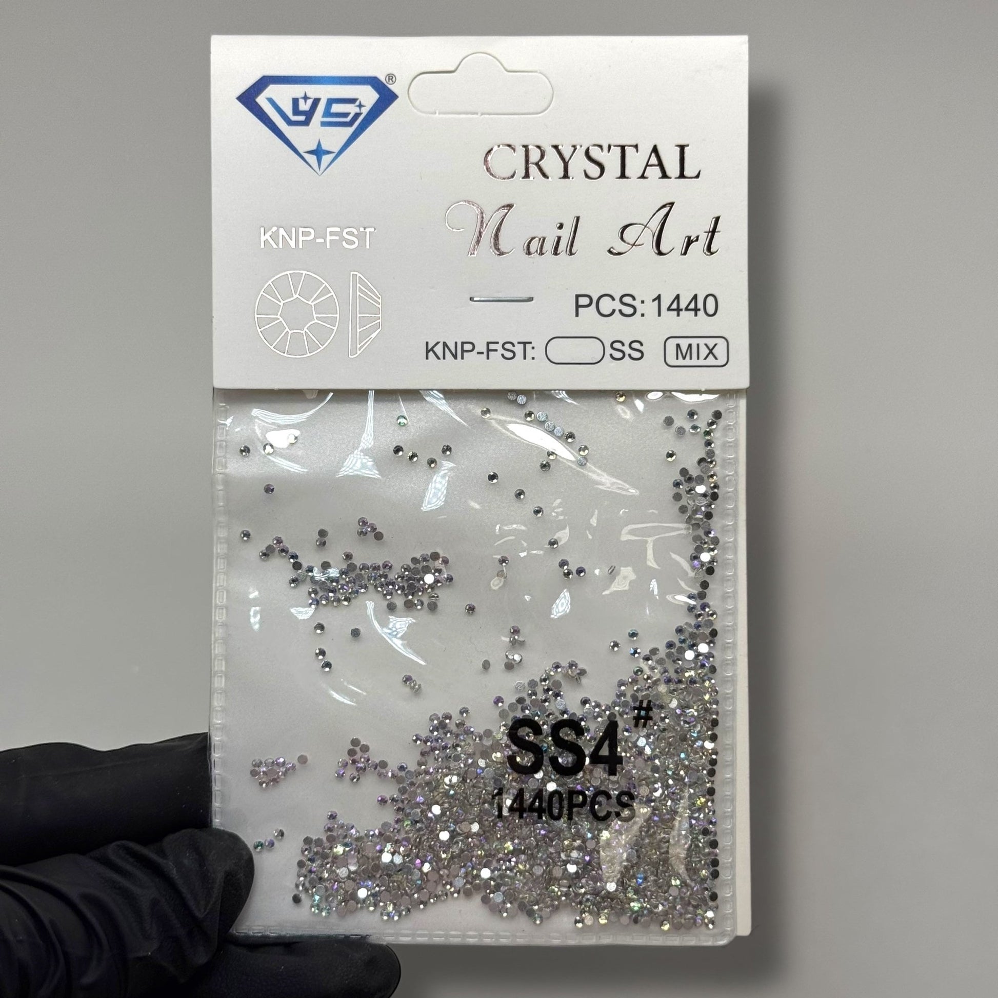 Crystal ss4 - AB BLUE 1440 rhinestone pack - JTessentials