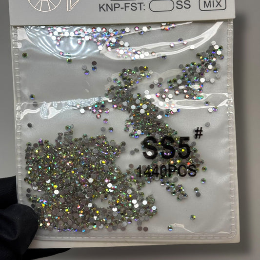 Crystal ss5 - AB 1440 rhinestone pack - JTessentials