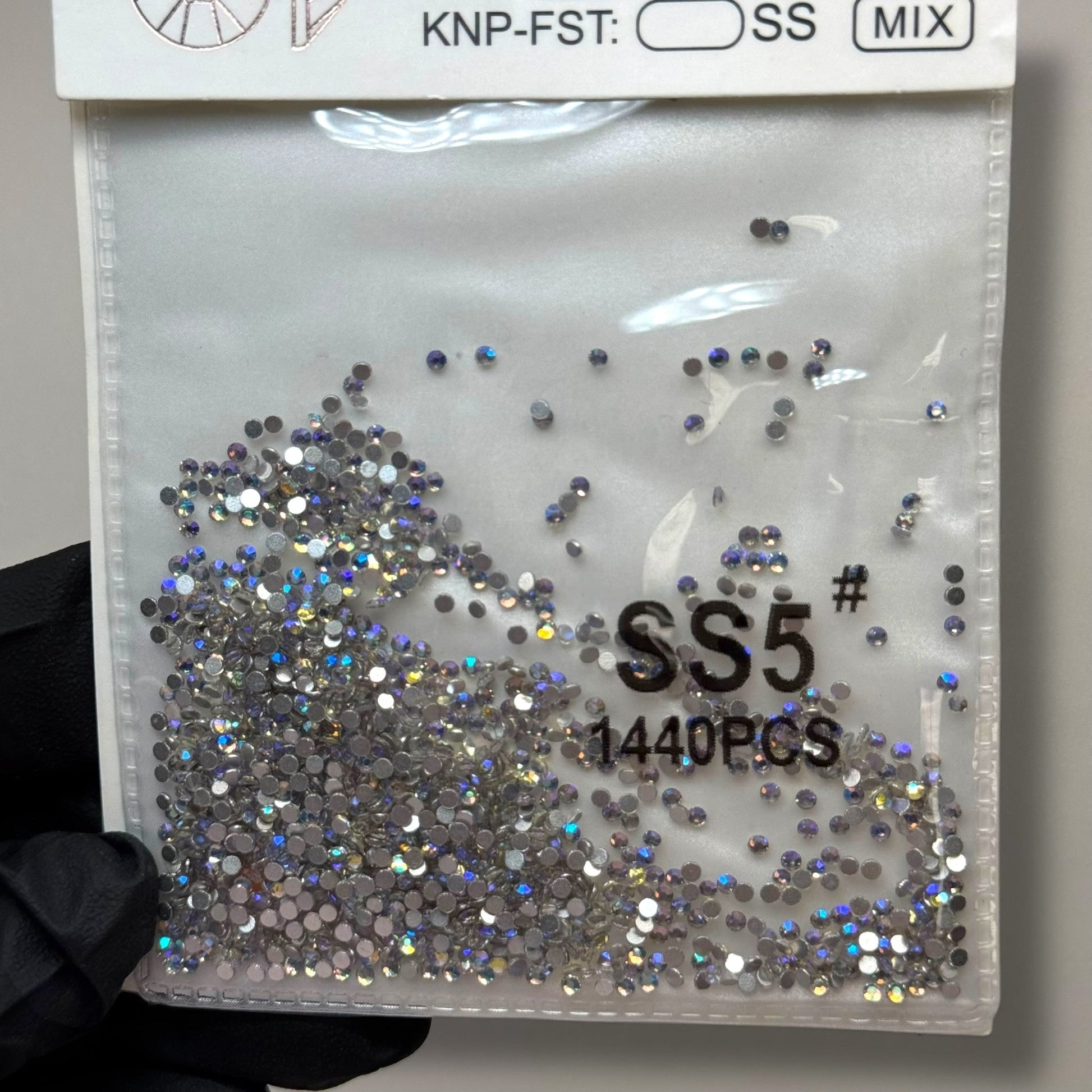 Crystal ss5 AB BLUE 1440 rhinestone pack - JTessentials