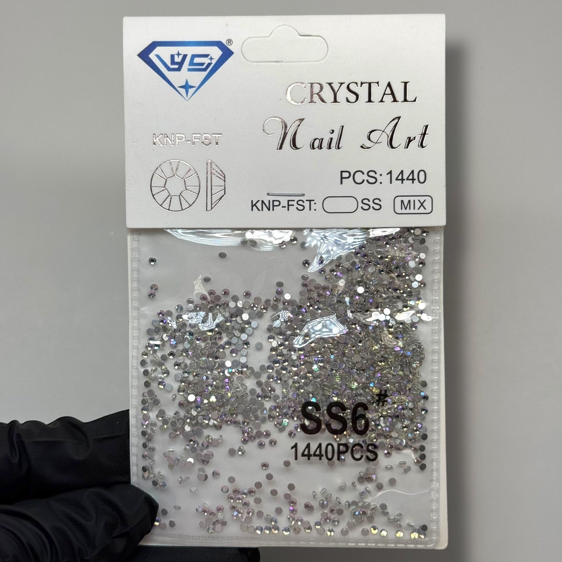 Crystal ss6 - AB BLUE 1440 rhinestone pack - JTessentials