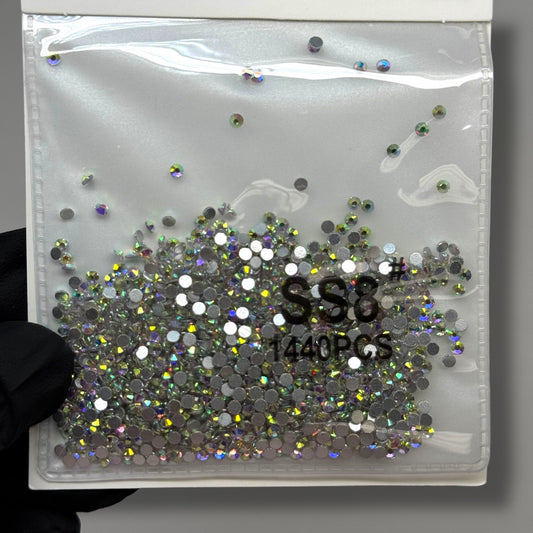 Crystal ss8 AB 1440 rhinestone pack - JTessentials