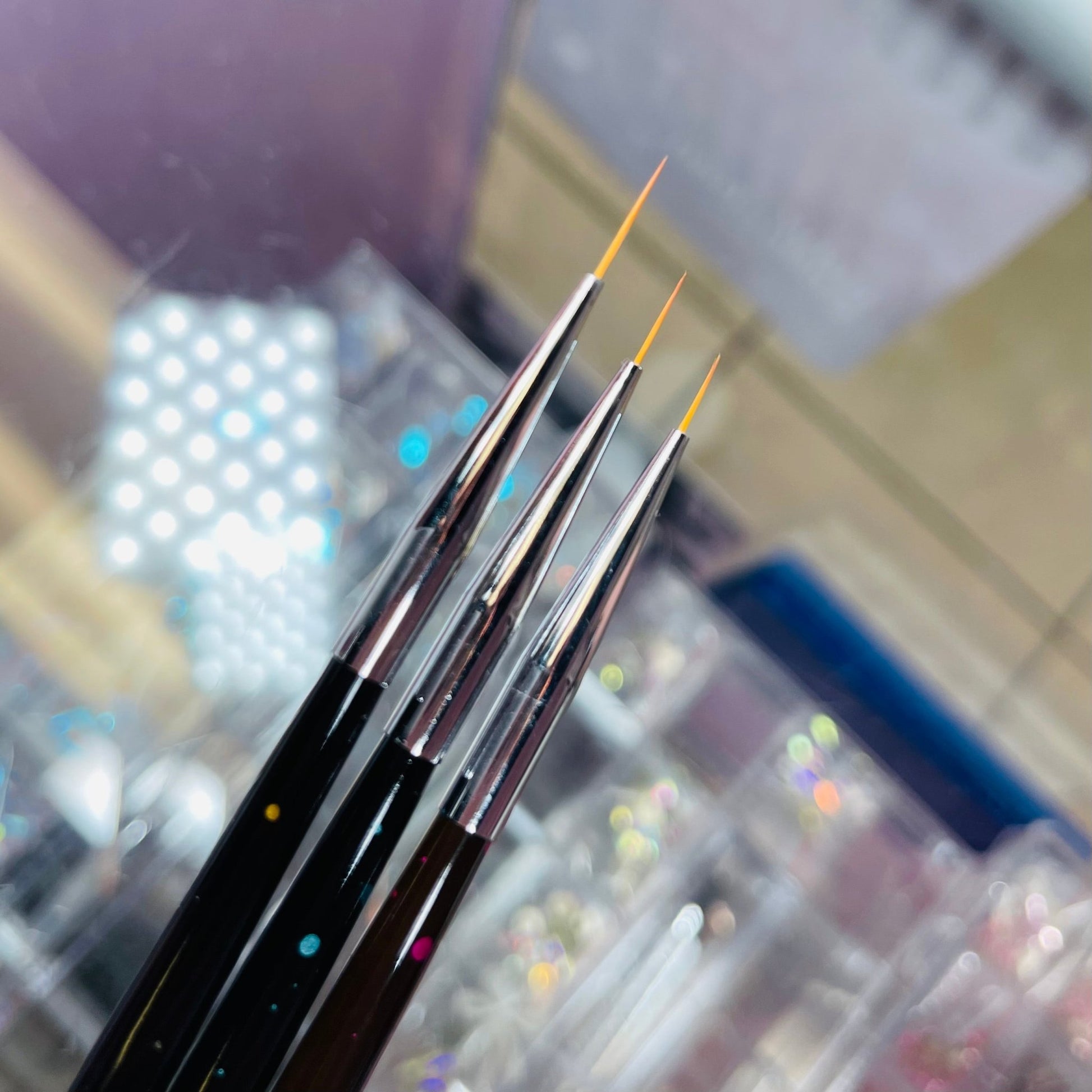 Detail Liner Brushes - 3 pcs black fine - JTessentials