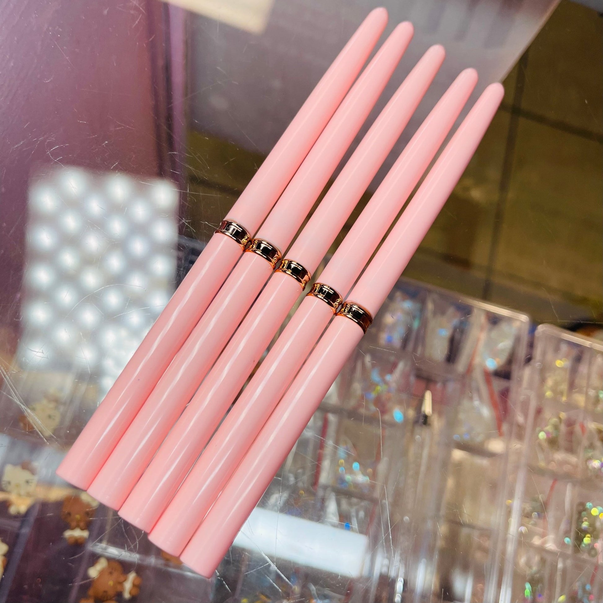 Detail Precision Liners Brush - pink 5 pc w/ cap - JTessentials