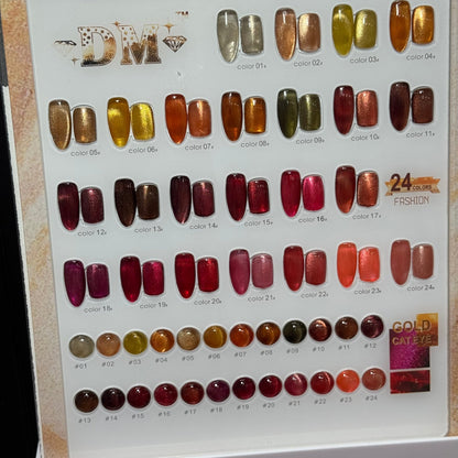 DM GEL POLISH - GOLD CAT EYE - JTessentials