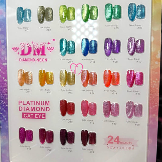 DM GEL POLISH - PLATINUM CAT EYE - JTessentials
