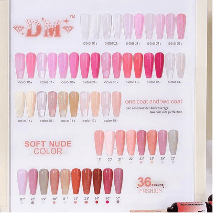 DM Gel Polish Soft Nude Color – Fashionable Nude Shades for Salon - Perfect Nails - JTessentials
