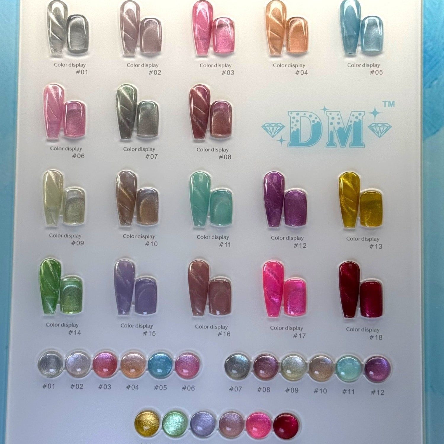 DM Gemstone Cat Eye Gel Polish – Magnetic Reflective Colors for a Multi - Dimensional Look - JTessentials