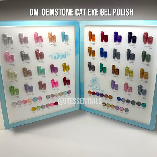 DM Gemstone Cat Eye Gel Polish – Magnetic Reflective Colors for a Multi - Dimensional Look - JTessentials
