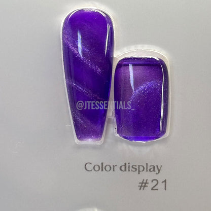 DM Gemstone Cat Eye Gel Polish – Magnetic Reflective Colors for a Multi - Dimensional Look - JTessentials