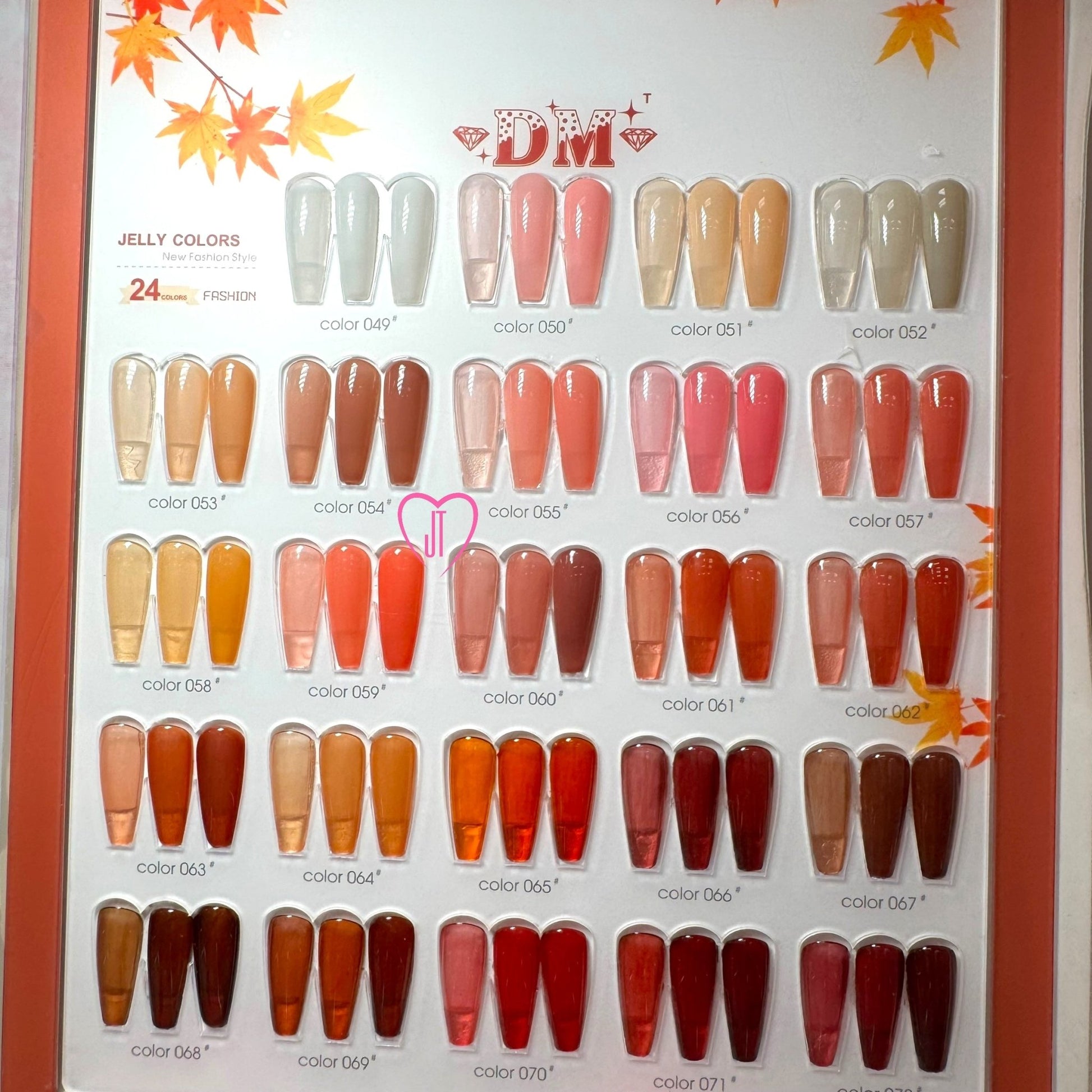 DM JELLY GEL POLISH COLORS - AUTUMN - JTessentials